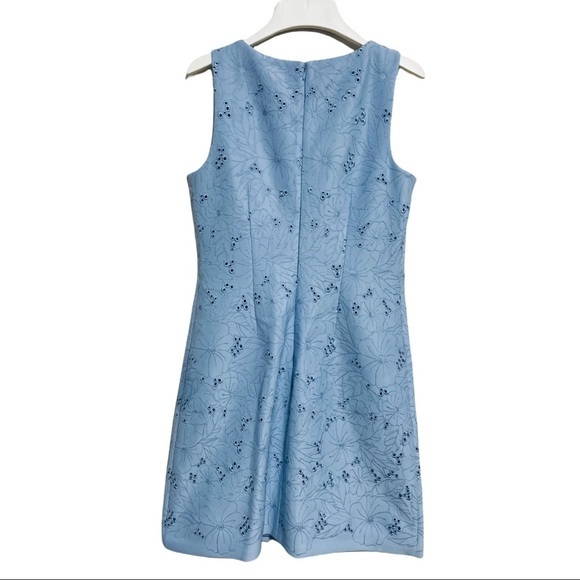 ELIZA J Sheath Dress Blue Embroidered Floral - Picture 4 of 6